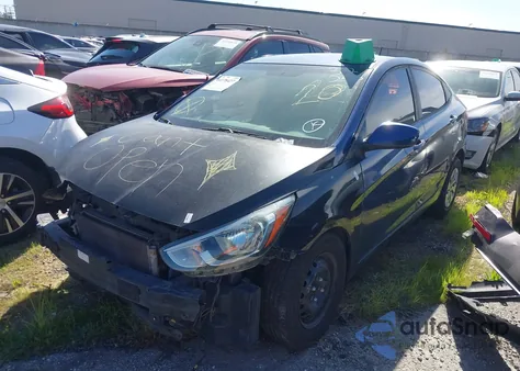 2017 Hyundai Accent Se из США, поврежденный, VIN KMHCT4AE4HU332531